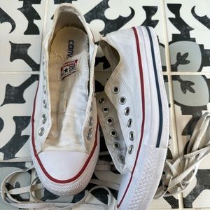 Women's white converse
